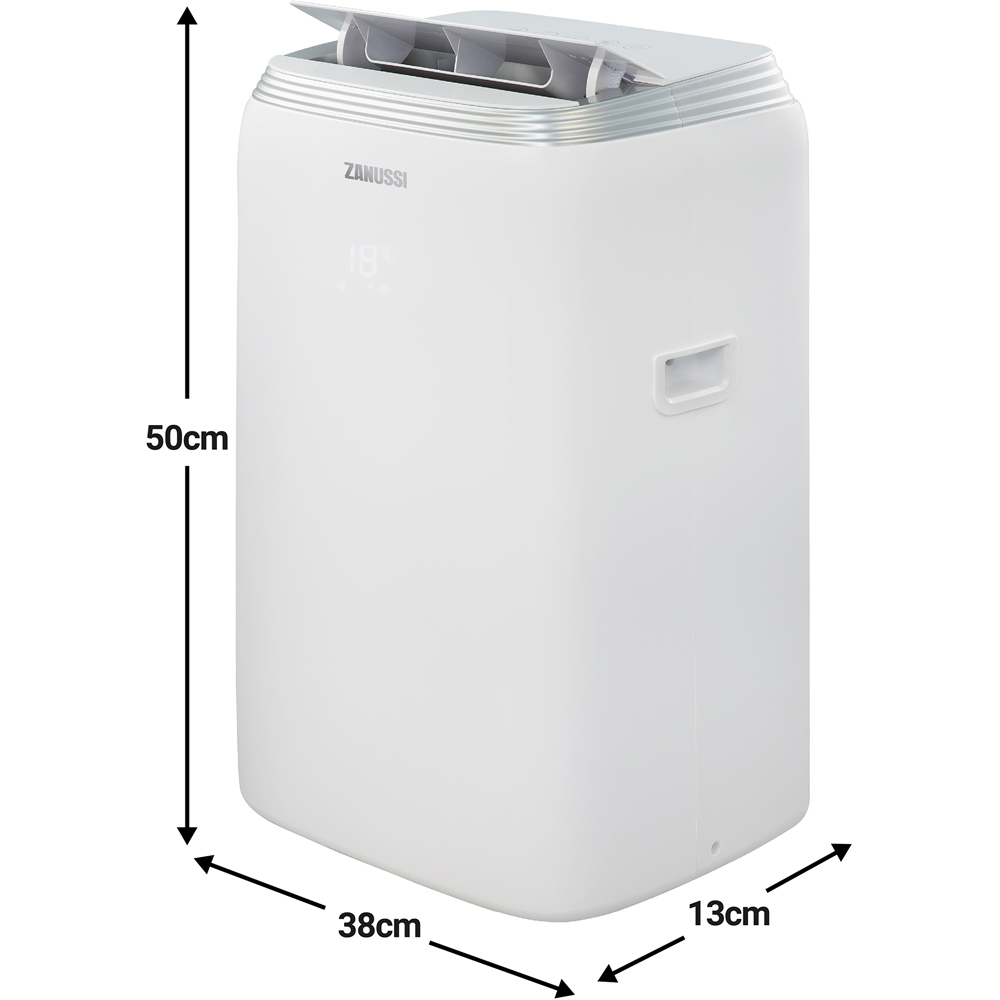 Zanussi ZPAC11001 11000BTU White Portable Air Conditioner and Dehumidifier Image 9