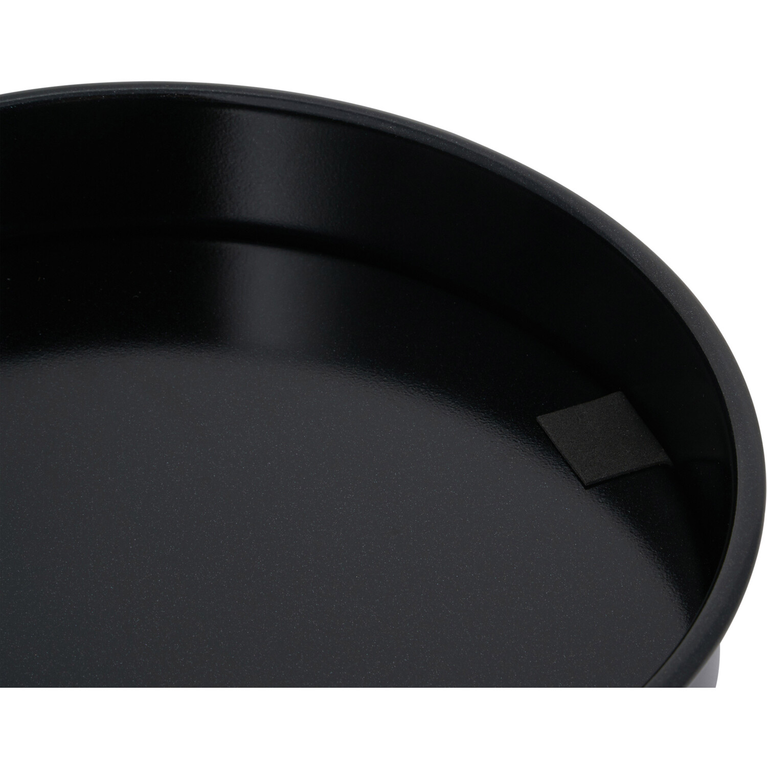 Mercury Quartz 8 Inch Loose Base Shallow Cake Tin  - Black Image 3