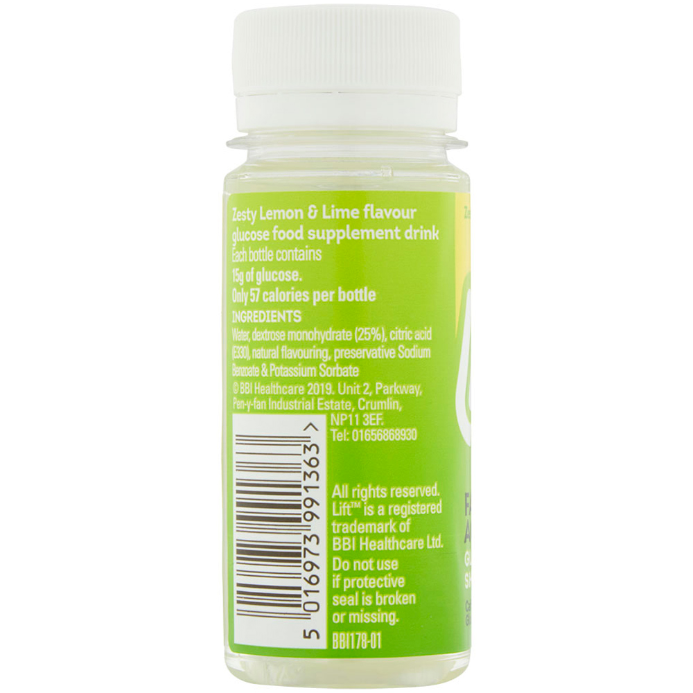 Lift Glucose Juice Lemon and Lime Shots 60ml Wilko