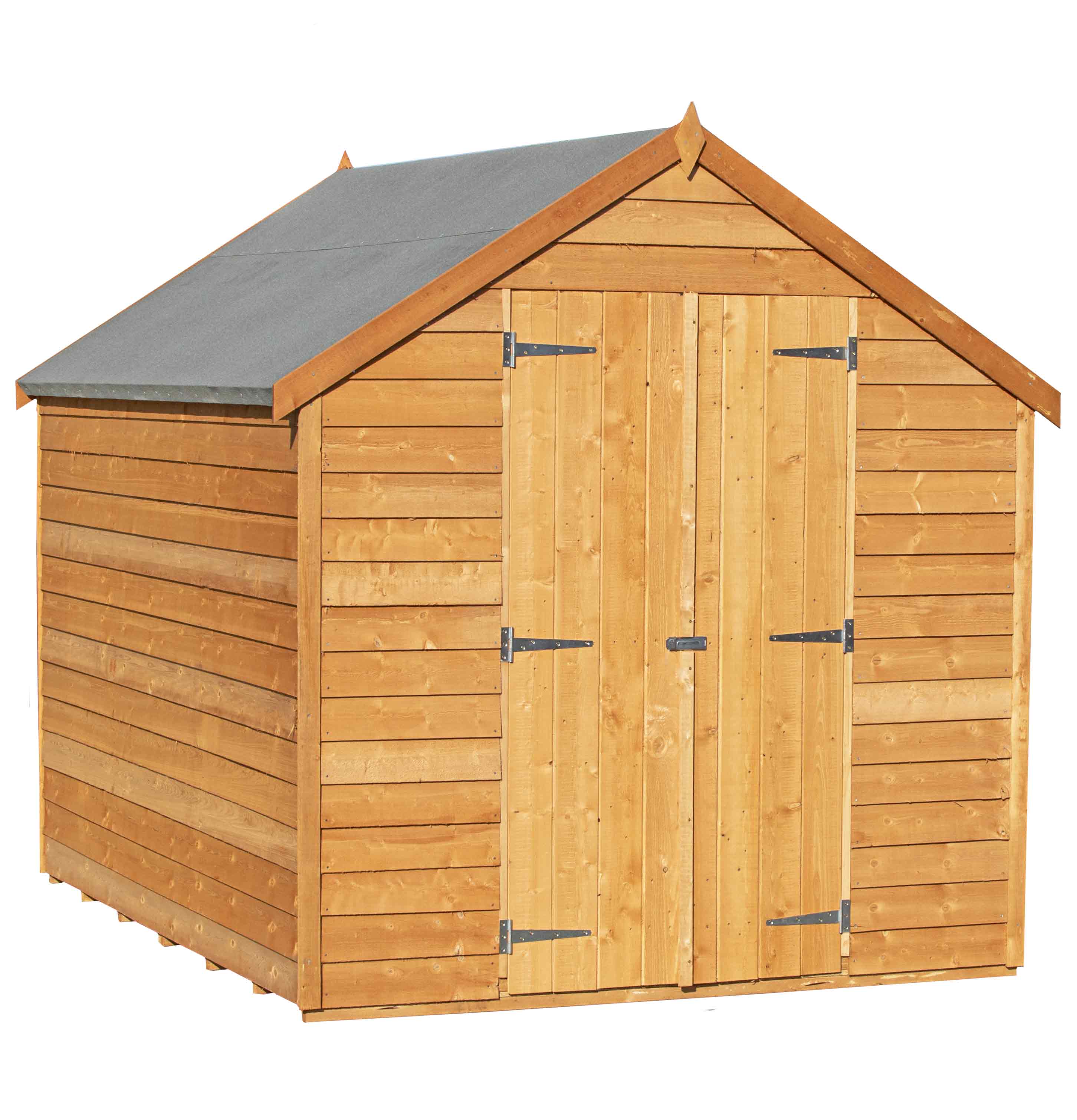 Shire 6 x 8ft Double Door Overlap Apex Shed Image 1