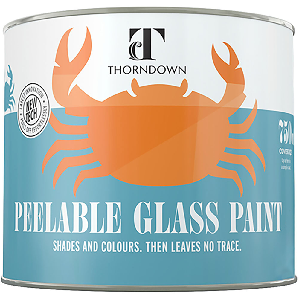 Thorndown Adonis Blue Peelable Glass Paint 750ml Image 2
