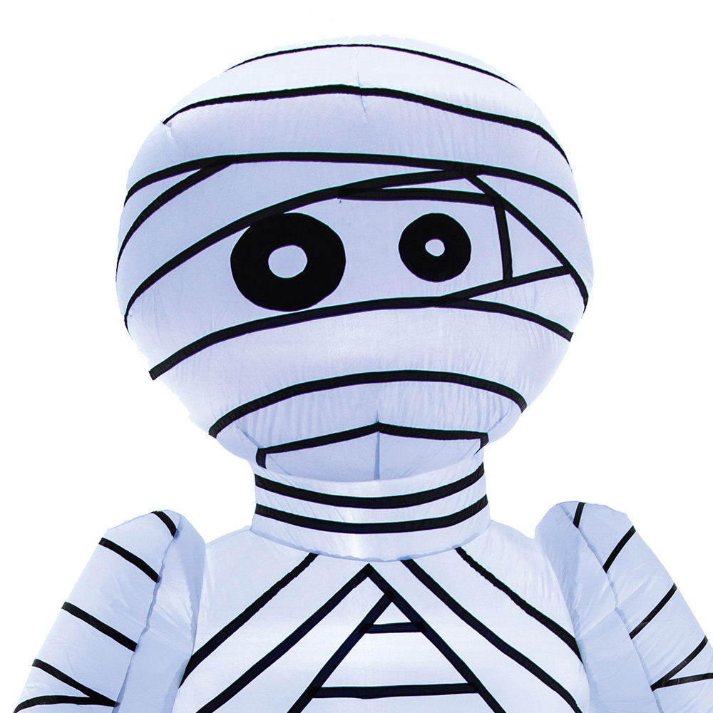 Premier Giant Mummy Light Up Inflatable with Lights 2.4m Image 2