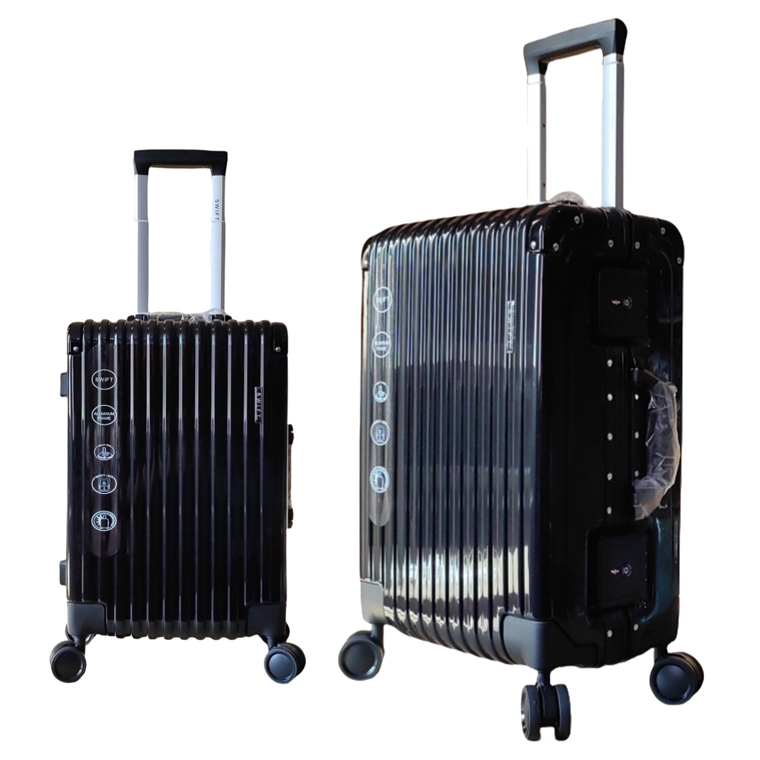 Swift Blaze Luggage Black Luggage Nest Image 1