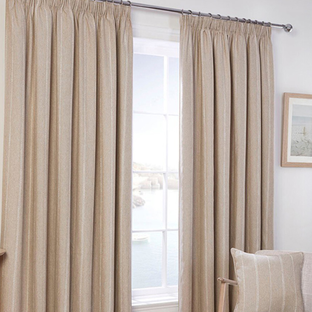 Padstow Thermal Curtain - Natural / 168cm / 183cm Image 5