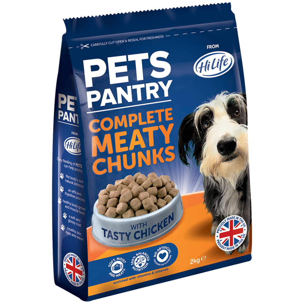 HiLife Pets Pantry Complete Meaty Chunks Tasty Chicken Dog Food Image 1