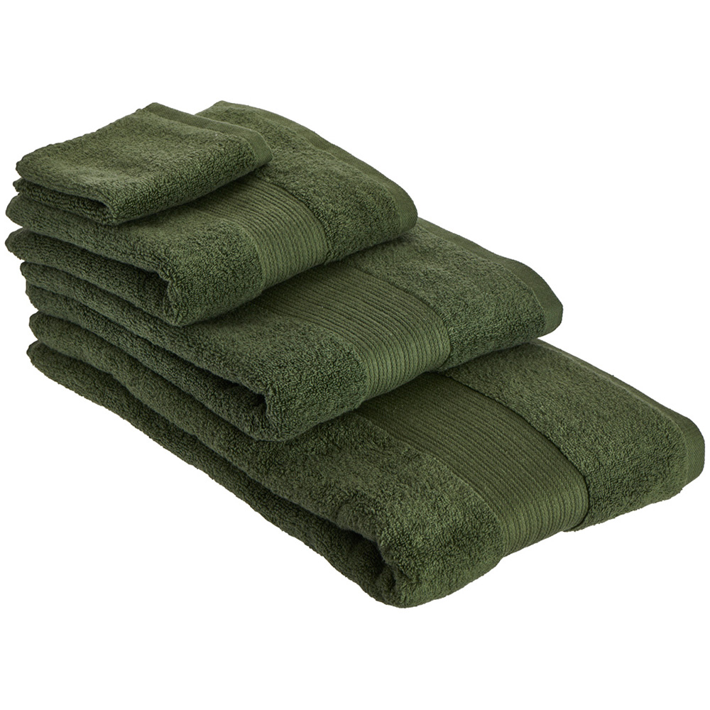 Wilko Supersoft Cotton Thyme Facecloths 2 Pack Image 4