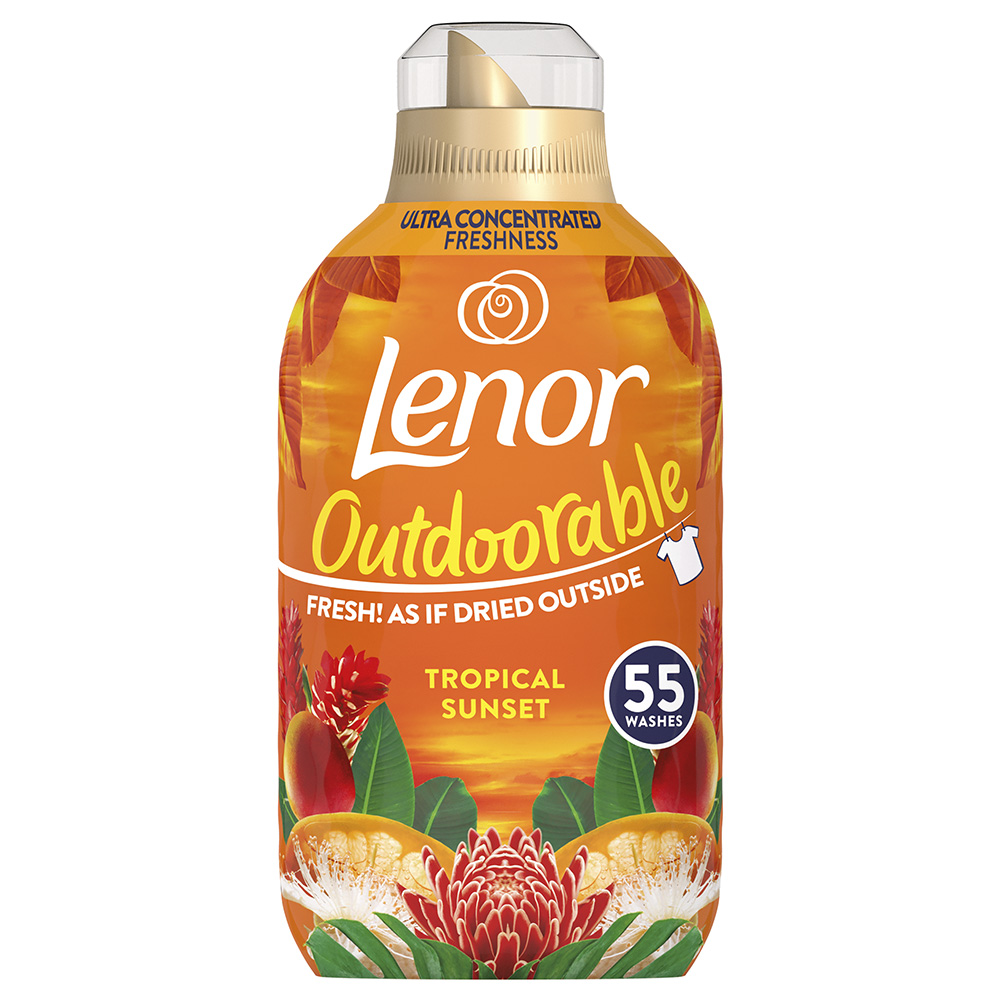 Lenor Tropical Sunset Outdoorable Fabric Conditioner 55 Washes 770ml Image 2