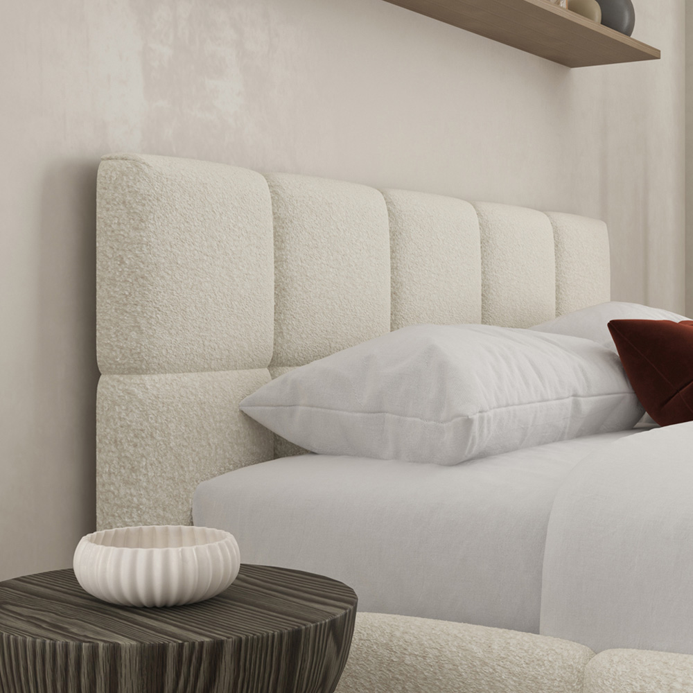 DS Living Ovella Super King Size Ivory Cubed Ottoman Bed Image 2