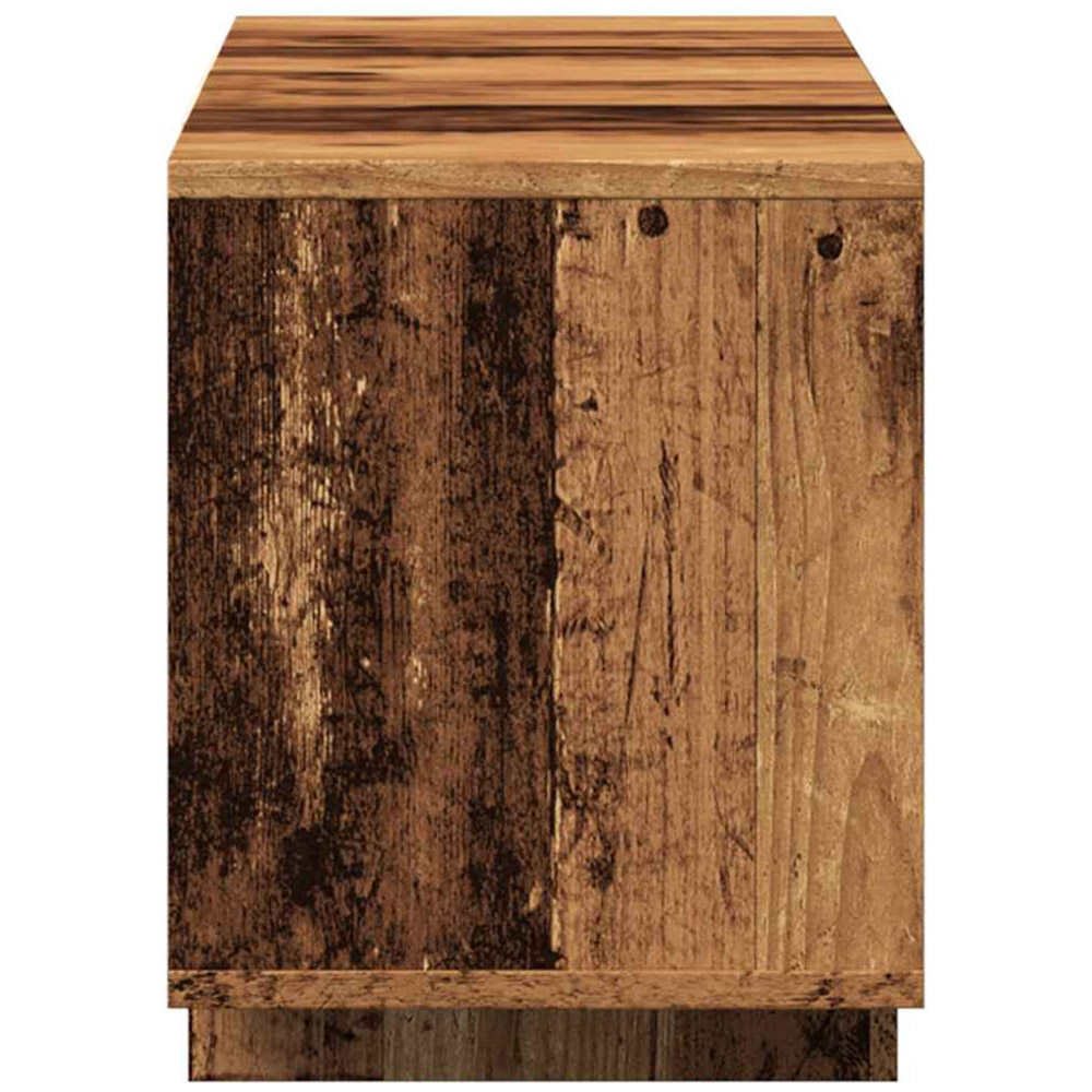vidaXL 4 Door Old Wood TV Cabinet Image 6