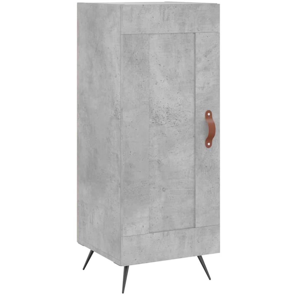vidaXL 2 Door Concrete Grey Highboard Image 7