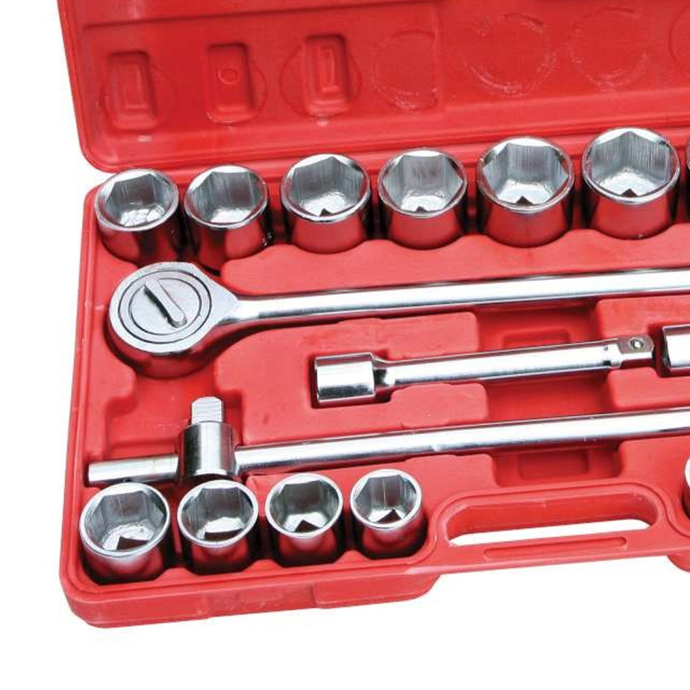 Hilka 21 Piece Drive Socket Set Metric Image 2