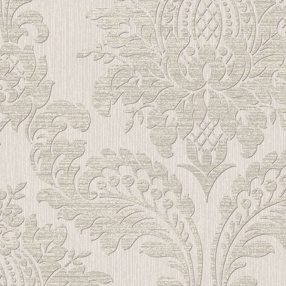 Boutique Archive Damask Taupe Wallpaper Image 3