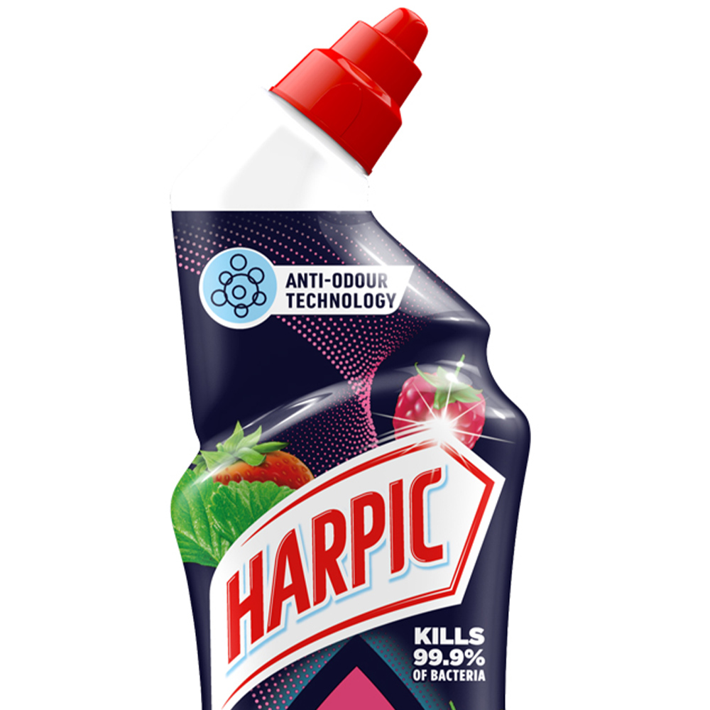 Harpic Active Fresh Berry Burst Toilet Cleaning Gel 750ml Image 2
