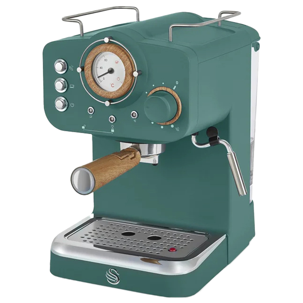 Swan SK22110GREN Nord Green 1.2L Espresso Coffee Machine Image 1