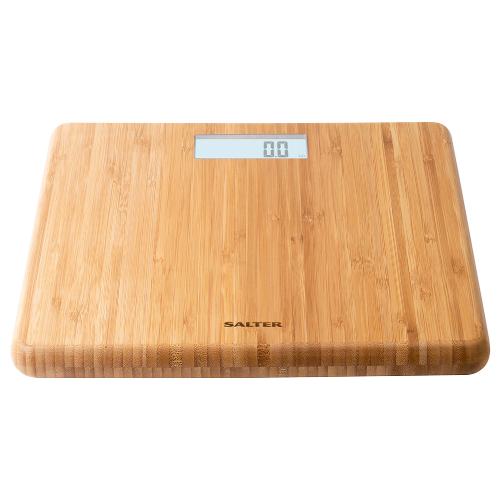 Salter Brown Bamboo Bathroom Scale Image 3