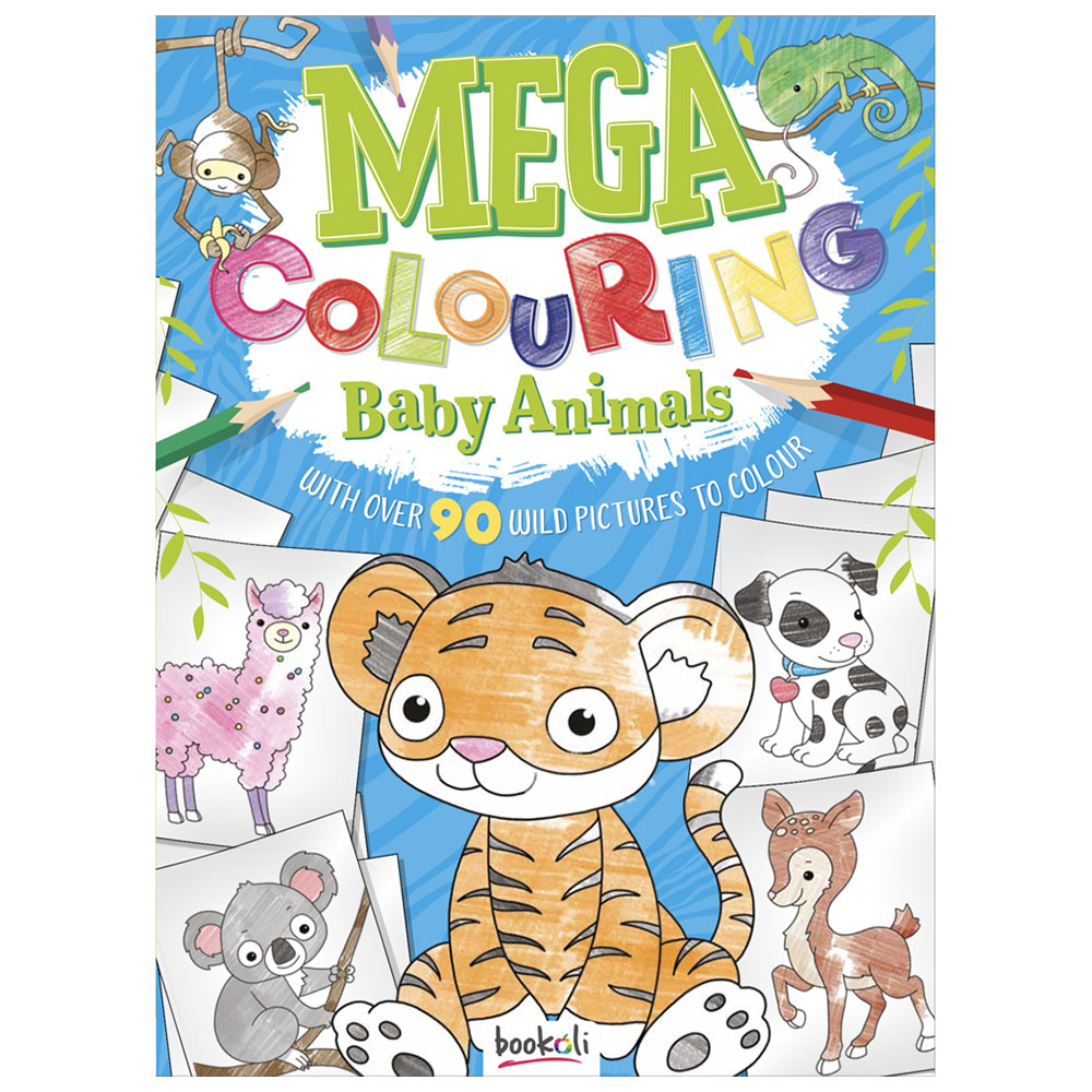 Mega Colouring Baby Animals Book Image 1