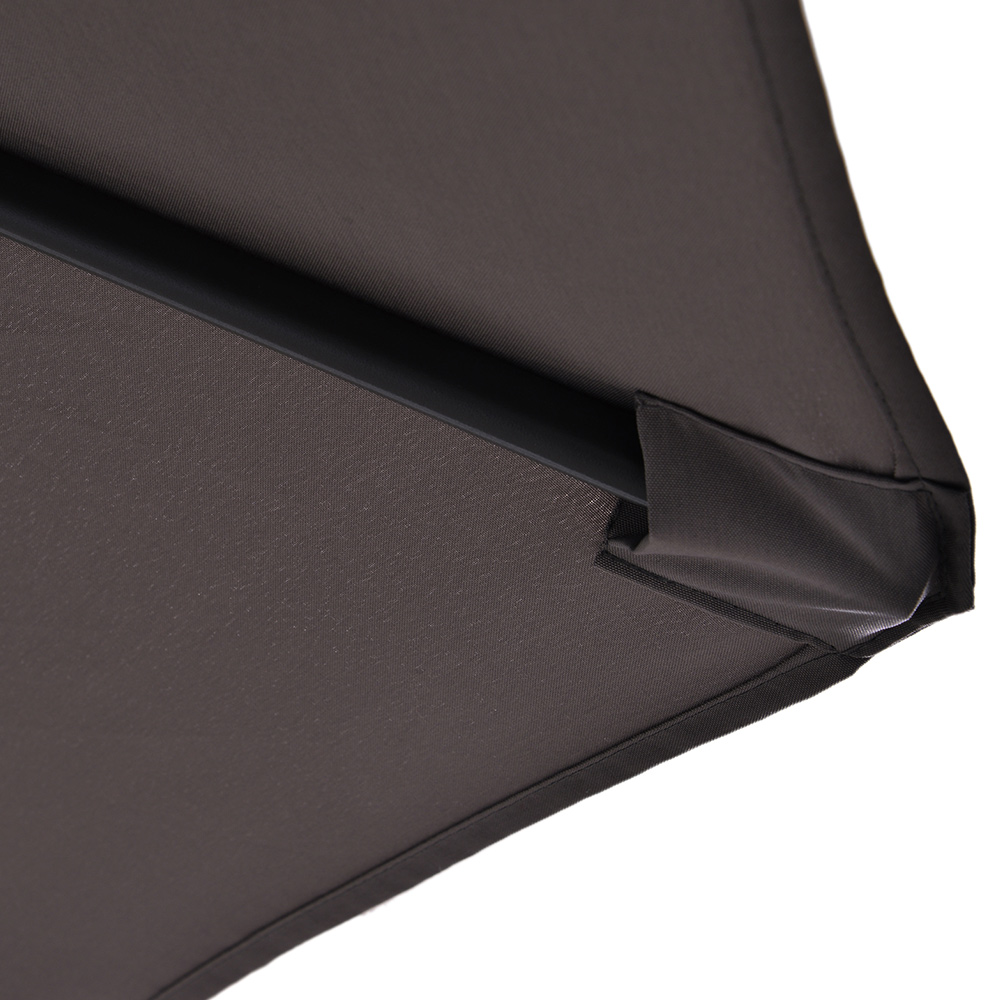 Outsunny Grey Double Overhanging Parasol 4.4m Image 3