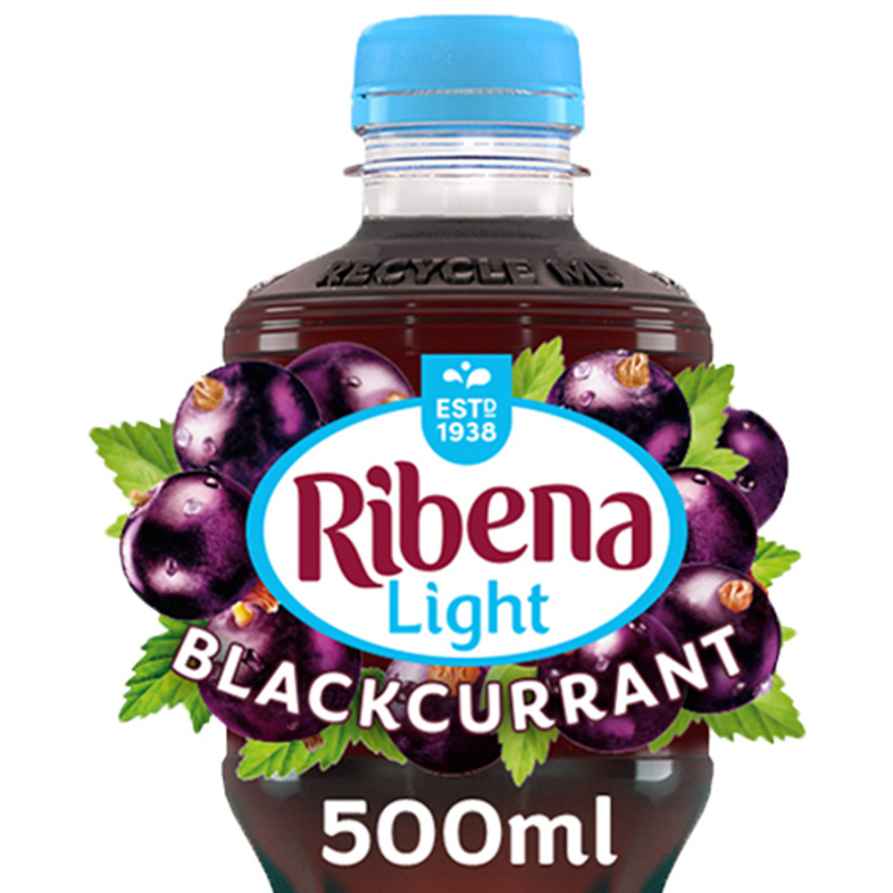 Ribena Blackcurrant Juice Drink with No Added Sugar 500ml Wilko