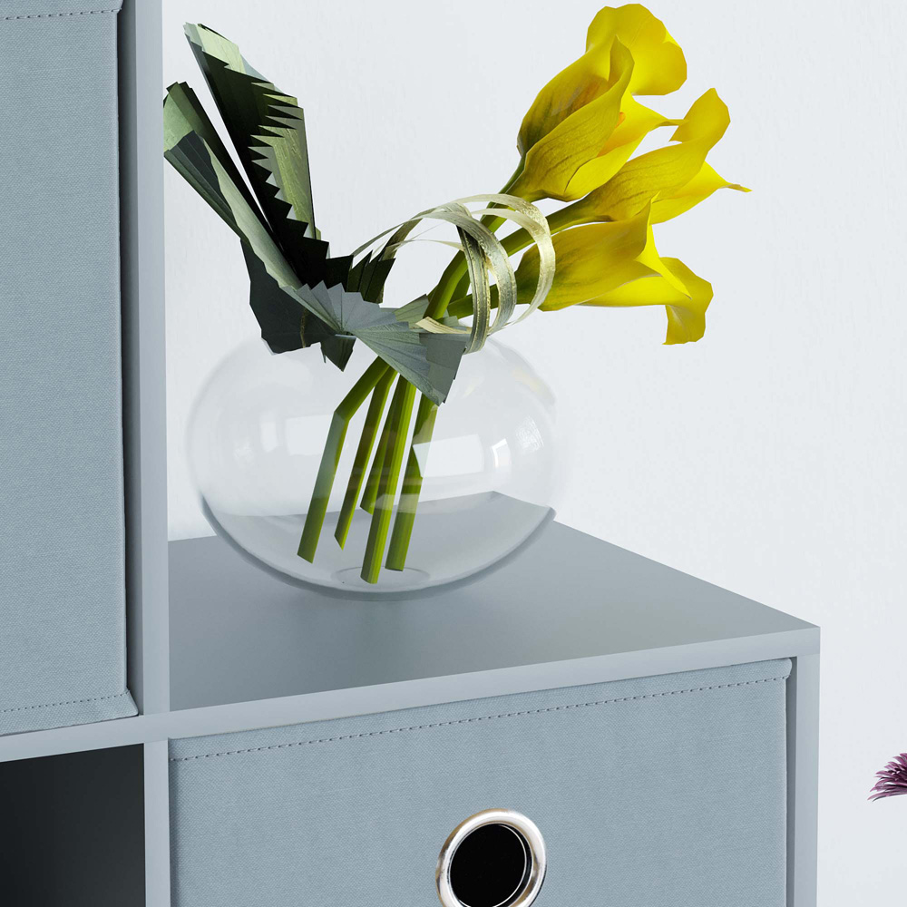 Vida Designs Durham 6 Grey Cube Staircase Storage Unit Image 5