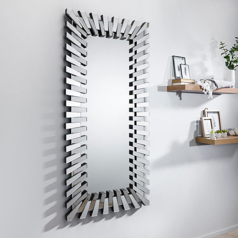 Furniturebox Astra Rectangular Large 3D Full Length Mirror 170 x 80cm Image 5