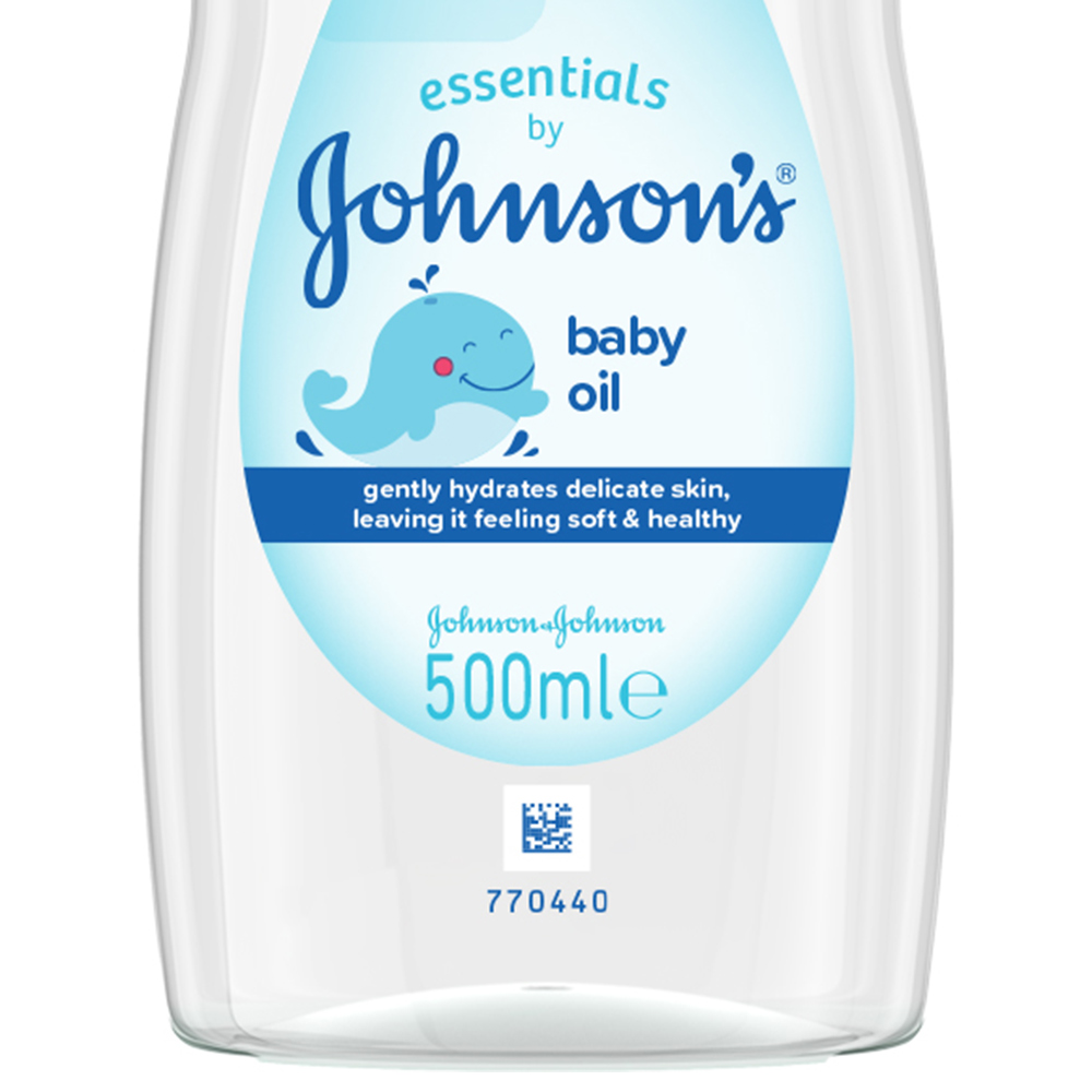 Johnsons and Johnsons Baby Essentials Oil 500ml Image 3
