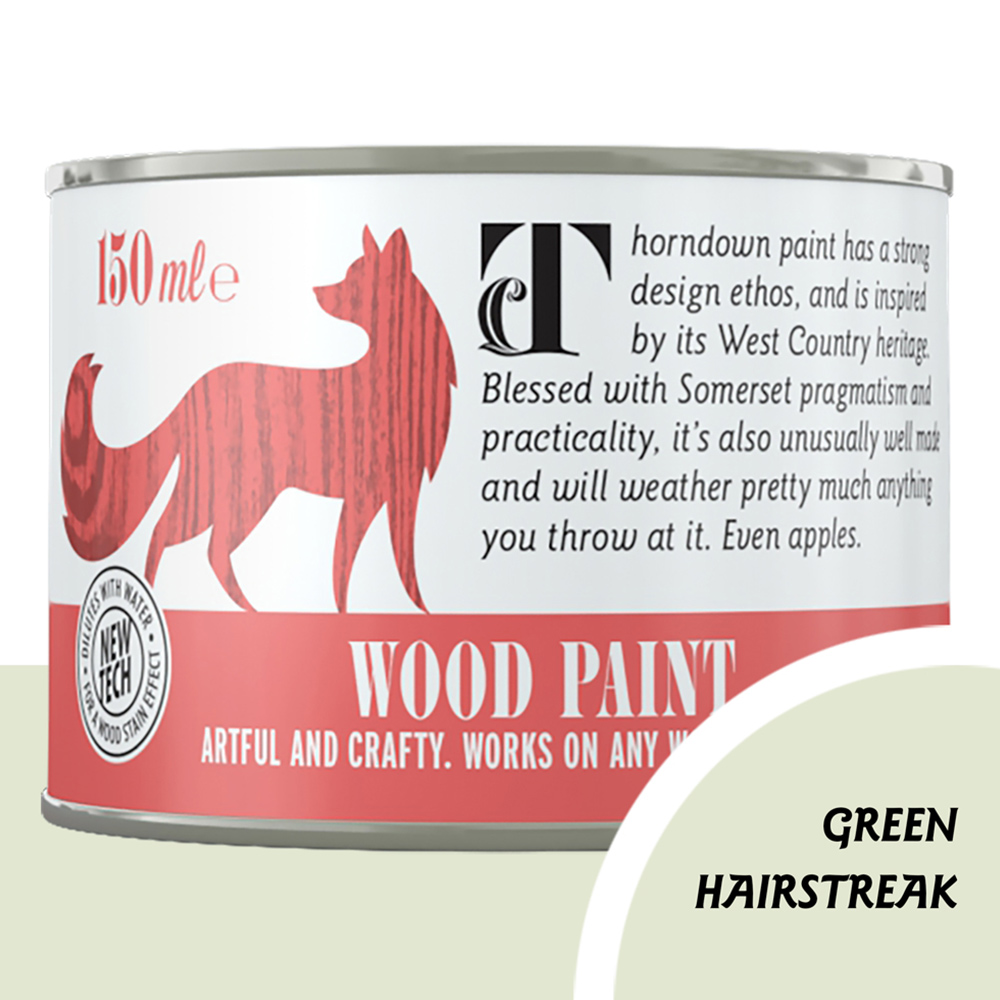 Thorndown Green Hairstreak Satin Wood Paint 150ml Image 3