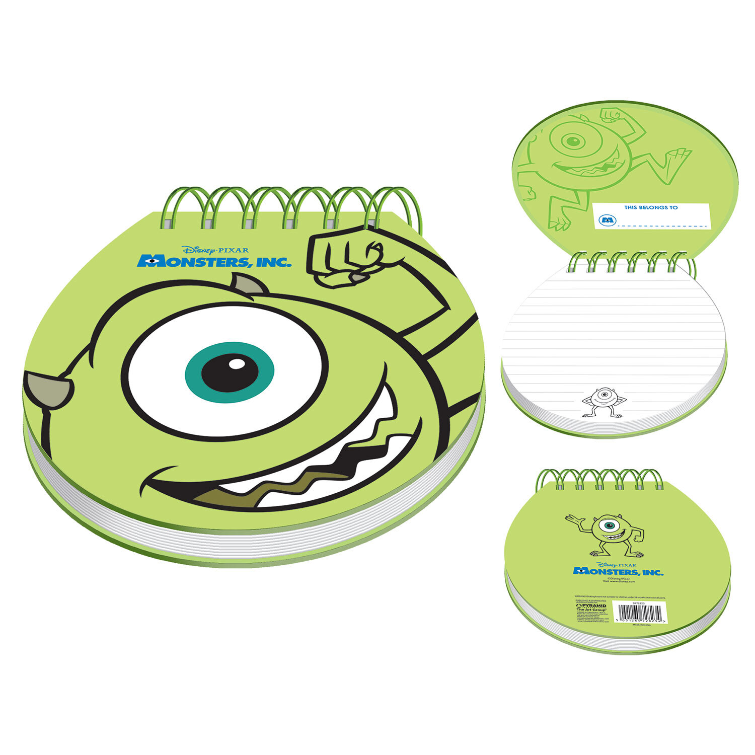 Monsters Inc Round Notebook Image