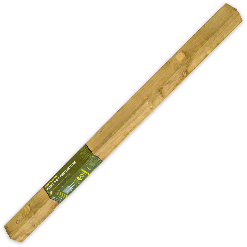 Postsaver Pro-Post 8ft 3 Pack UC4 Treated Wooden Fence Post 4 x 4 inch Image 2