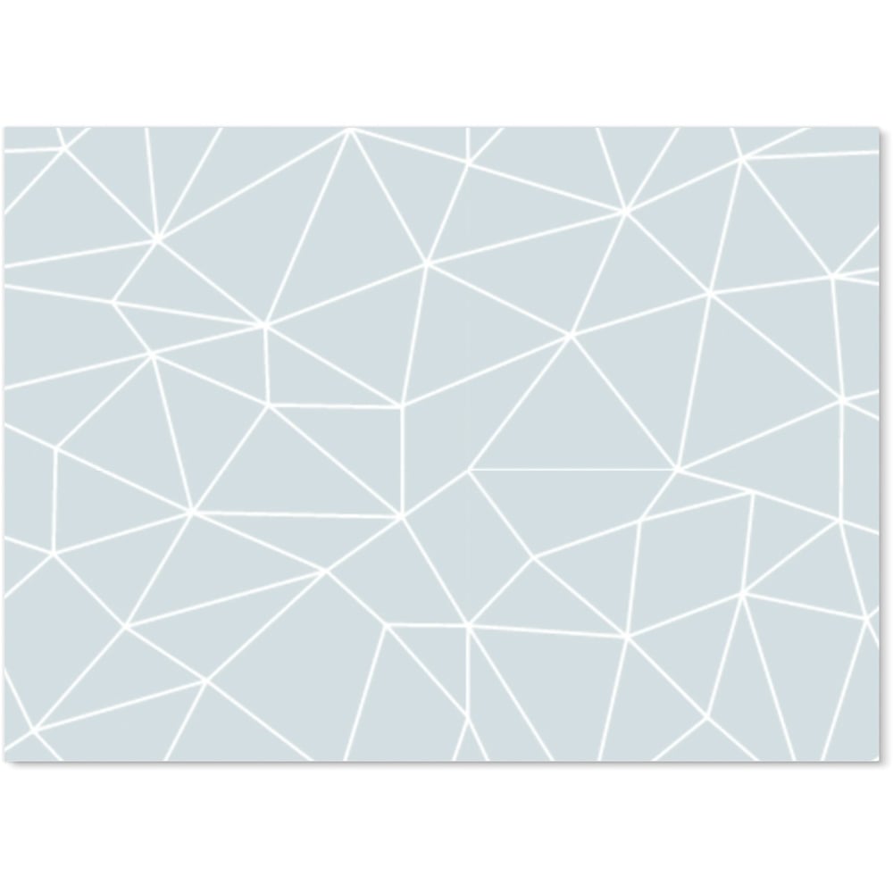 Warren Reed Designer Geometric Triangle Pattern Glass Kitchen Splashback 65 x 90cm Image 2