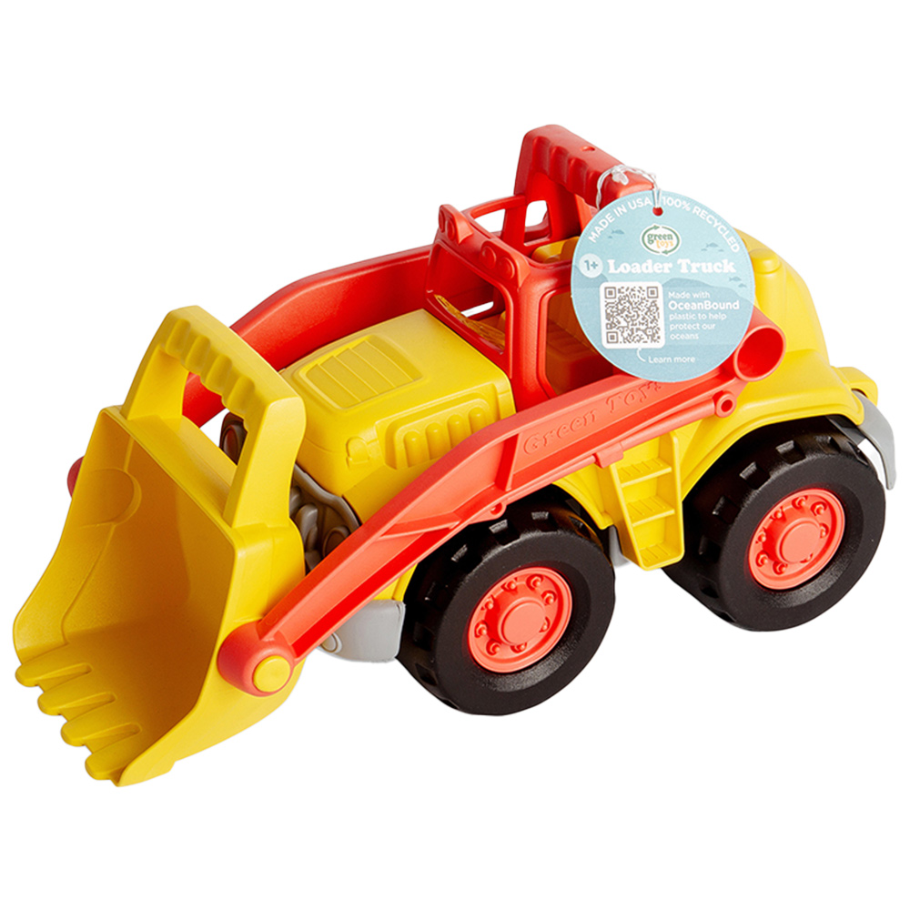 Bigjigs Toys OceanBound Loader Truck Red and Yellow Image 1