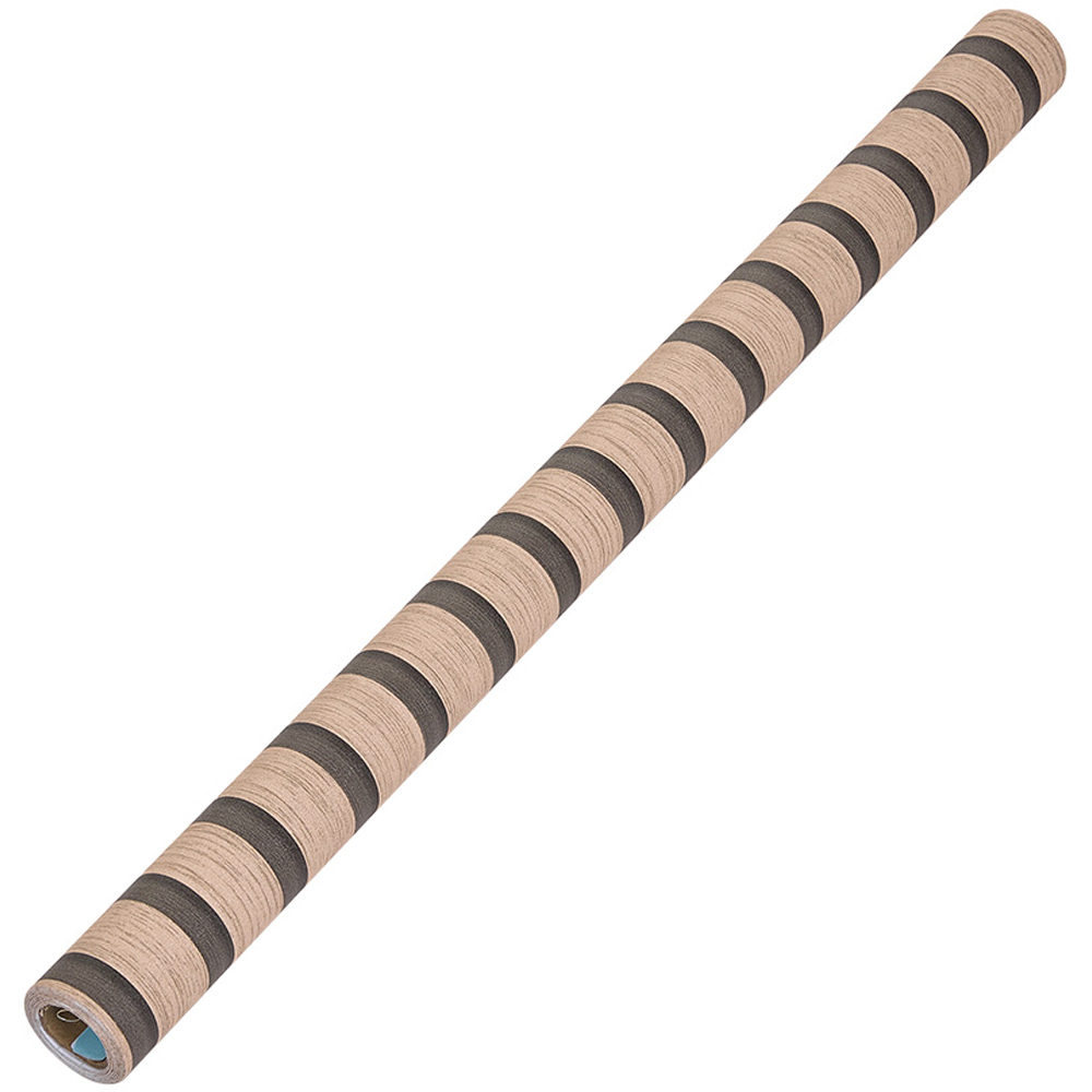 Living and Home 3D Wood Effect Yellow Self Adhesive Textured PVC Wallpaper Image 2