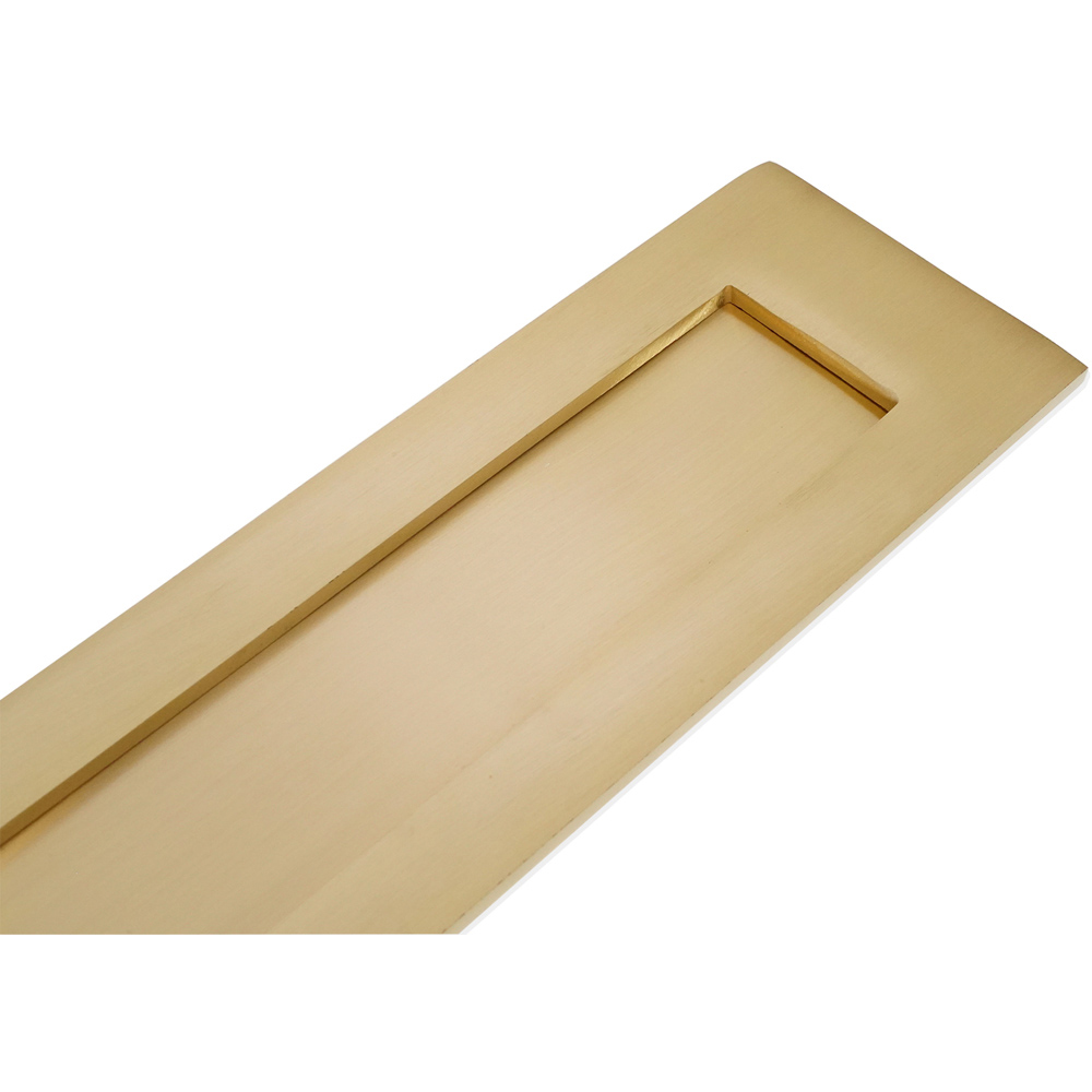 Spira Brass Victorian Satin Brass Letter Plate 255mm Image 4