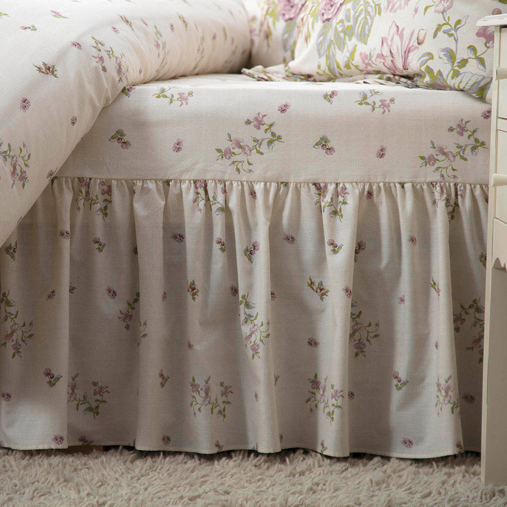 Serene Country Dream King Rose Boutique Fitted Valance Image