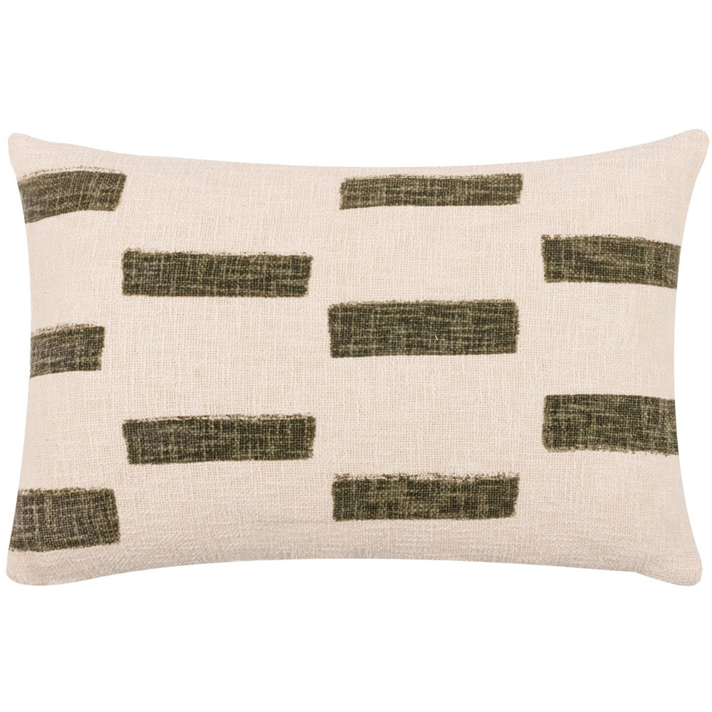 Yard Terra Moss Slub Cotton Cushion Image 1