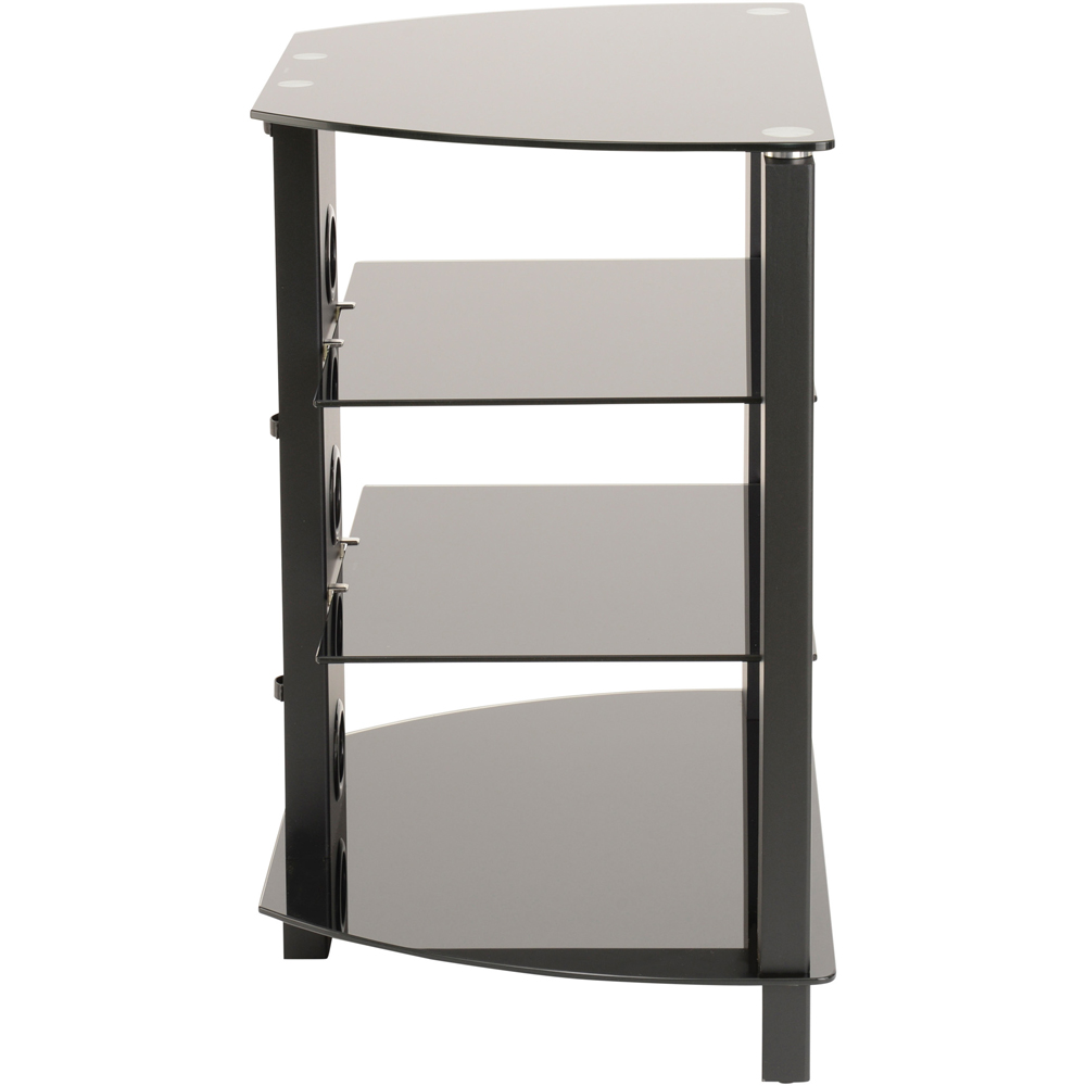TTAP Black 4 Shelf HiFi Entertainment Rack Image 5