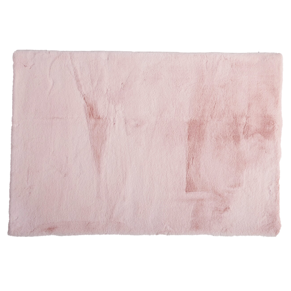 Blossom Lux Rabbit Faux Fur Rug 100 x 150cm Image 2