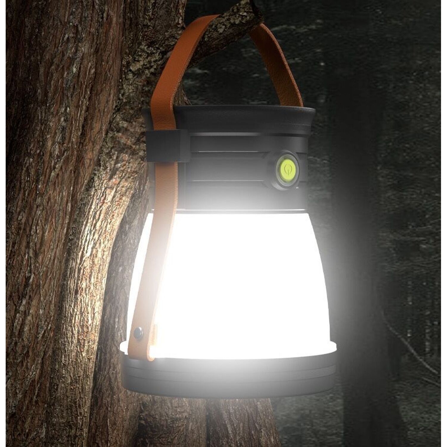 Rechargeable Camping Lantern with Strap - Black Image 4