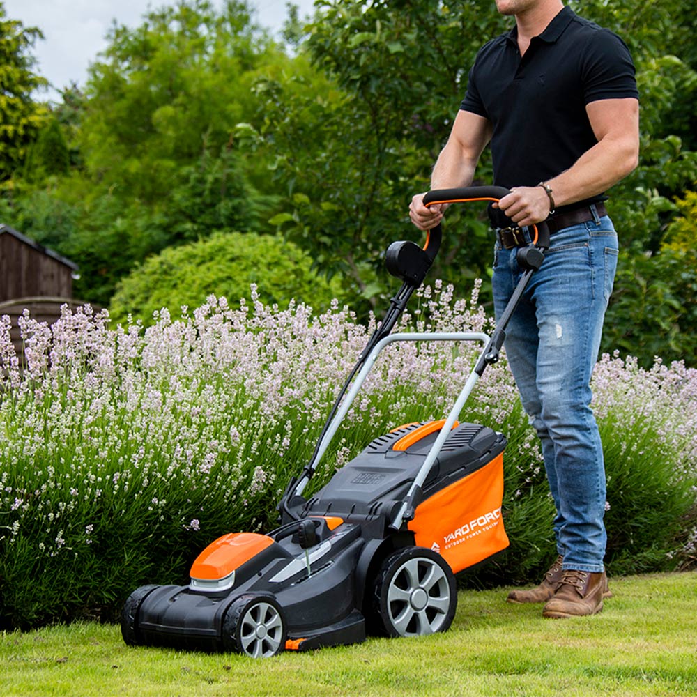 Yard Force LM G34A 40V 34cm Cordless Lawnmower Image 9