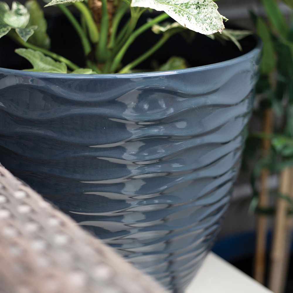 Plant Avenue Windermere Charcoal Plant Pot 38cm Image 3