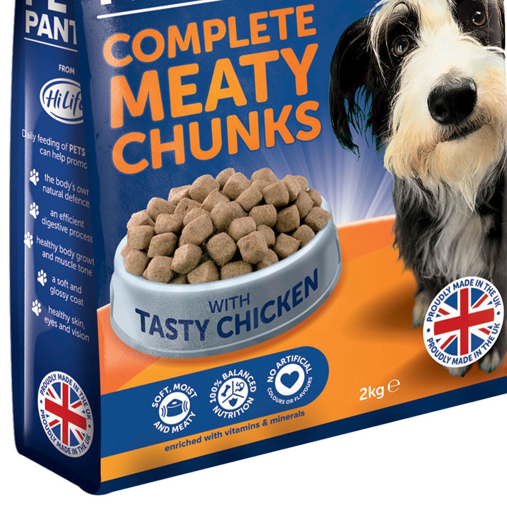 HiLife Pets Pantry Complete Meaty Chunks Tasty Chicken Dog Food Image 4