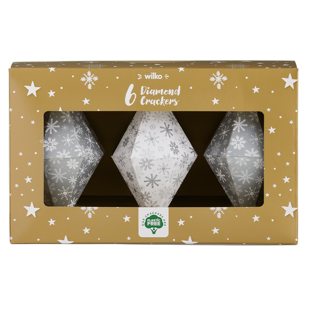 Wilko 6 Pack First Frost Diamond Crackers Image 1