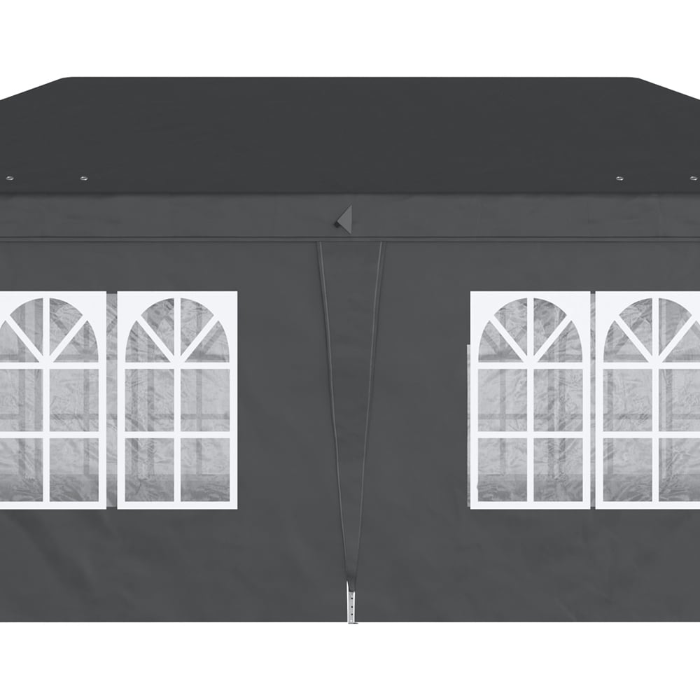 Outsunny 3 x 6m Black Pop Up Gazebo Party Tent Image 4