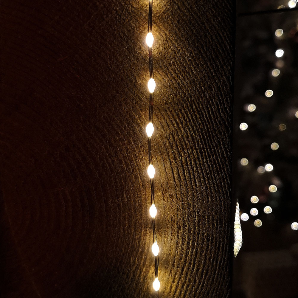 Samuel Alexander Warm White LED Compact Micro Brights Christmas Lights 12.8m Image 2