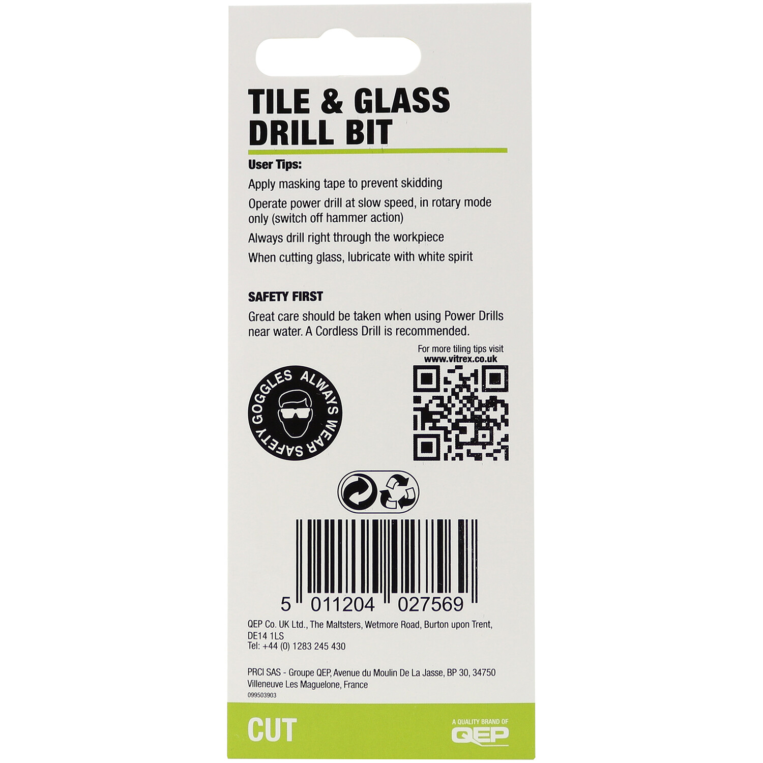 Tile & Glass Drill 8mm Image 2