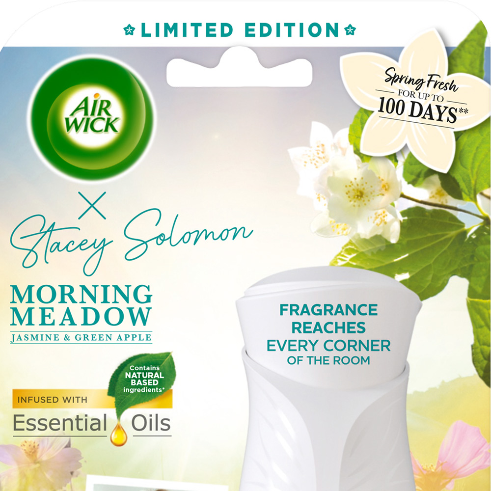 Air Wick x Stacey Solomon Morning Meadow Scented Oil Electrical Plug-In Diffuser Kit 19ml Image 2