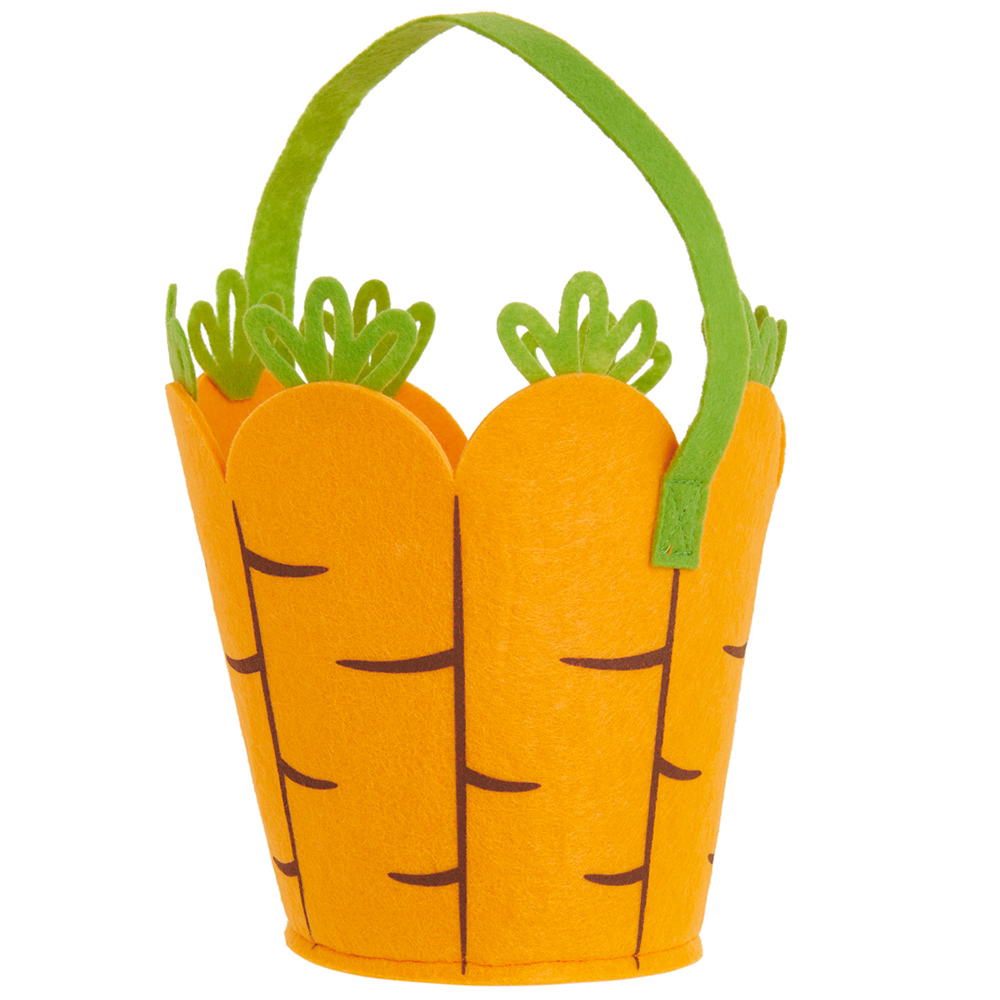 Wilko Felt Carrot Bucket Image 2