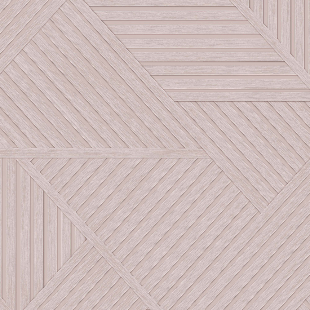 Holden Decor Wood Geo Pink Wallpaper Image 1
