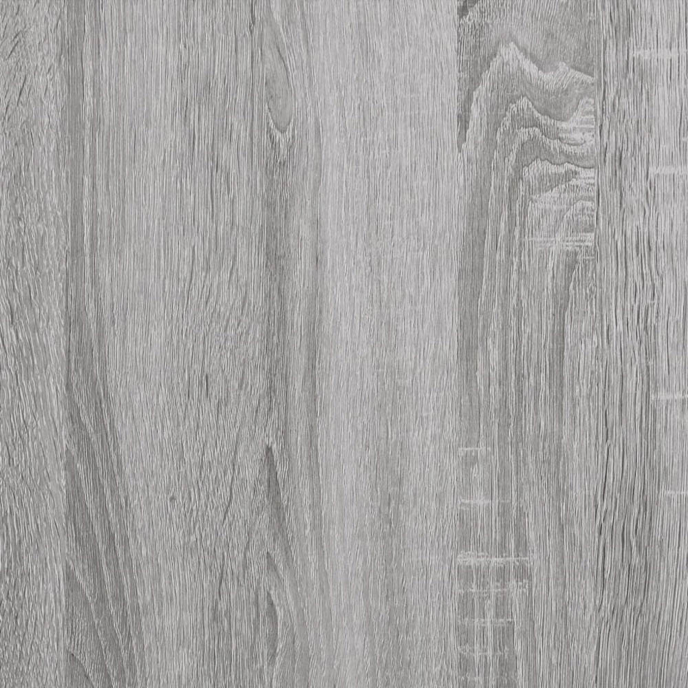 vidaXL 8 Open Shelf Grey Sonoma Bookshelf Image 7