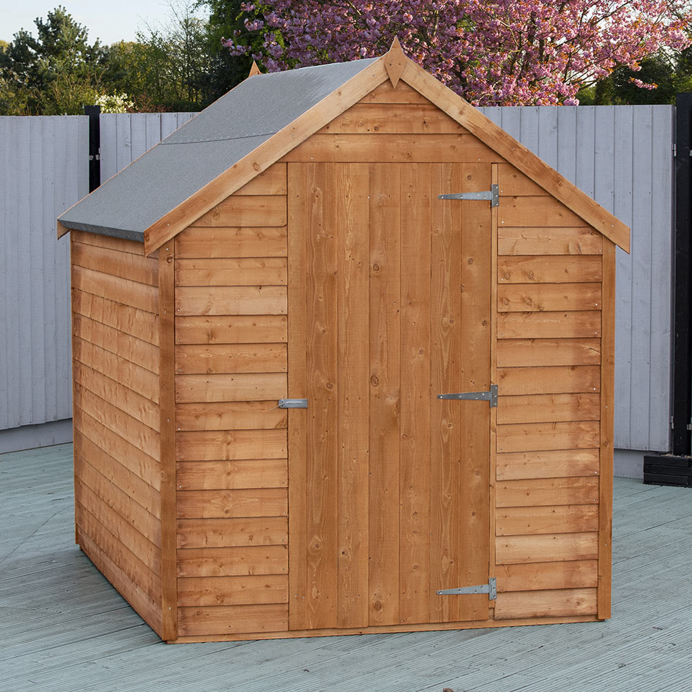 Shire 7 x 5ft Dip Treated Overlap Shed with Window Image 2