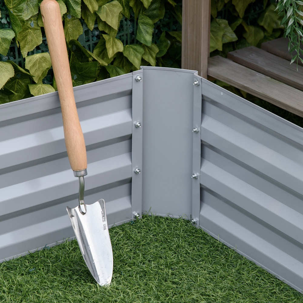 Outsunny Set of 2 Garden Bed 1x1x0.3m Image 4